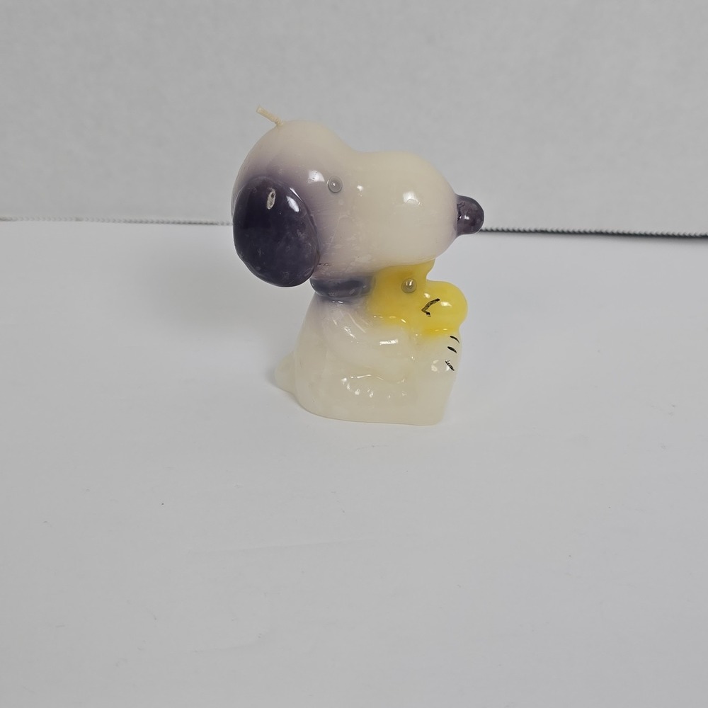 Vintage Snoopy And Woodstock Candle Peanuts Never Burned